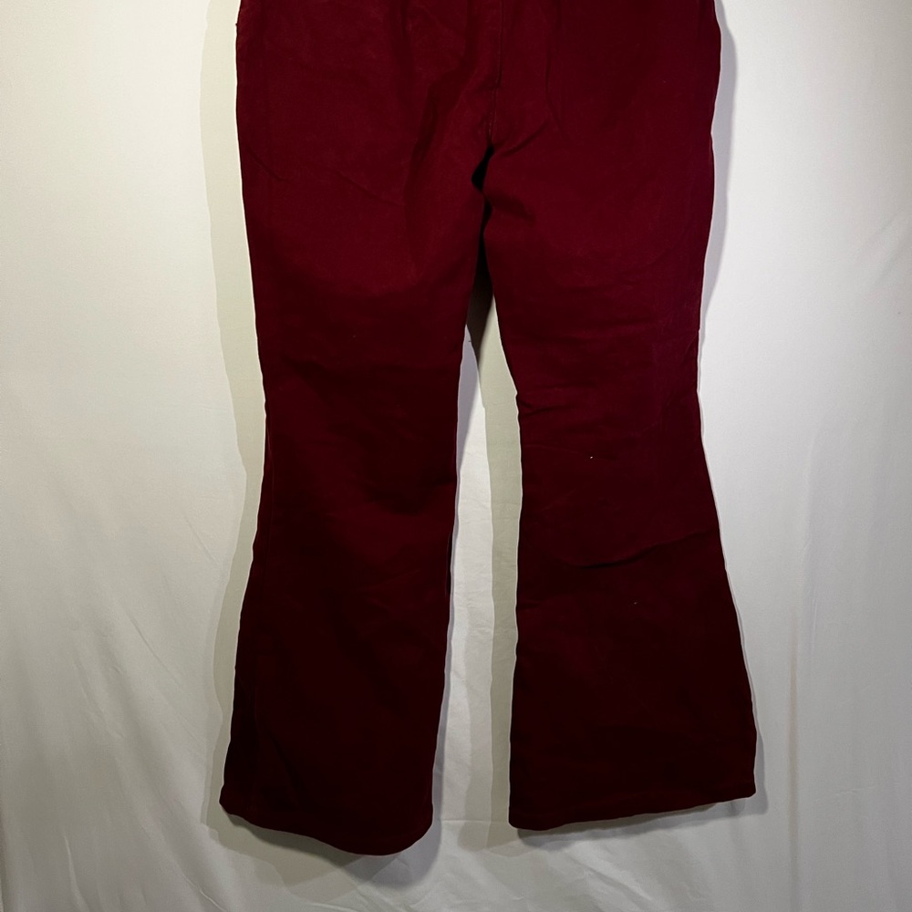 CIDER WOMENS BURGUNDY JEANS - Picture 7 of 8
